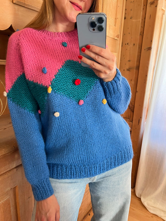 Colorful Wool Knit