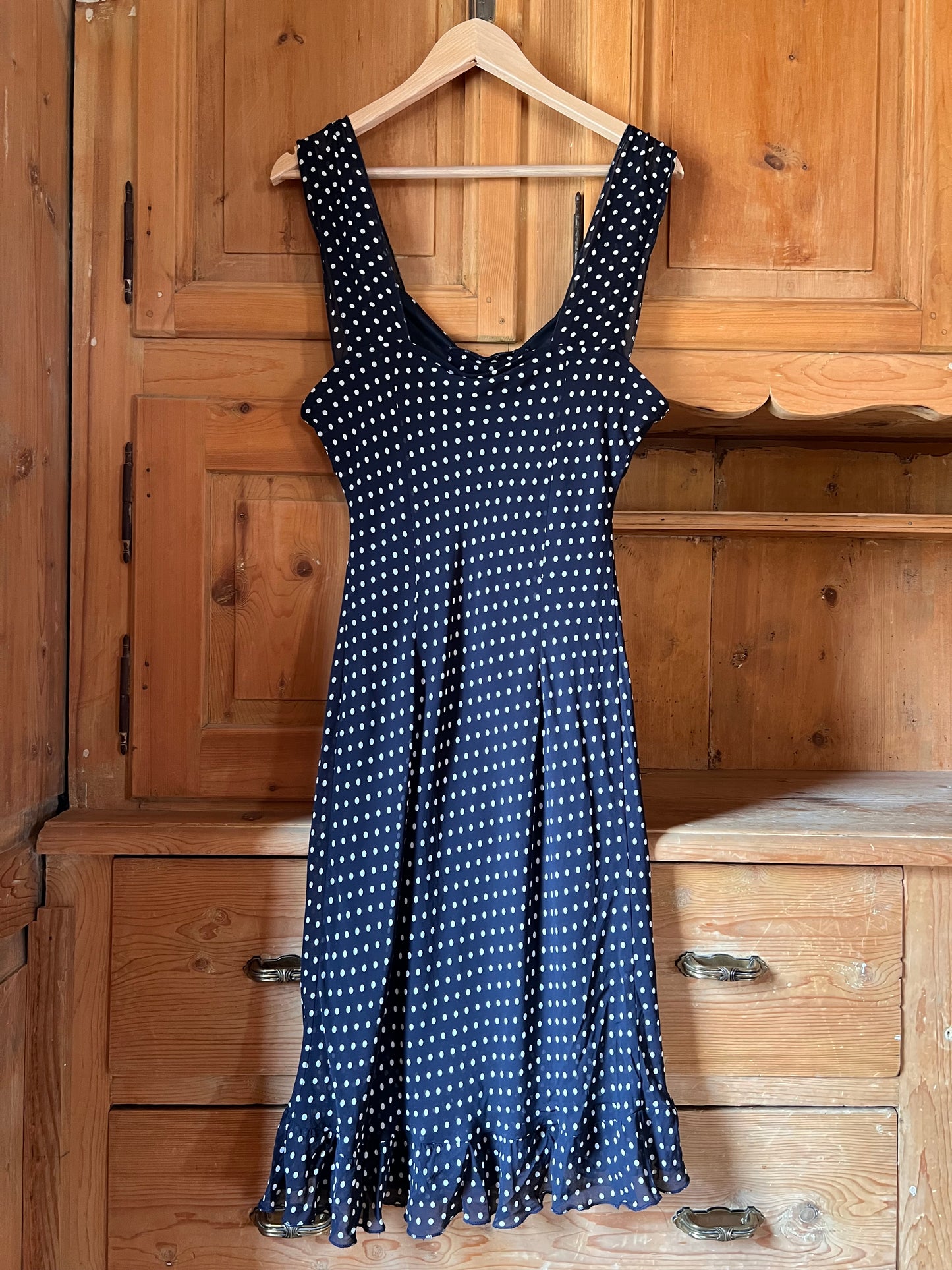 Polka Dot Midi Dress
