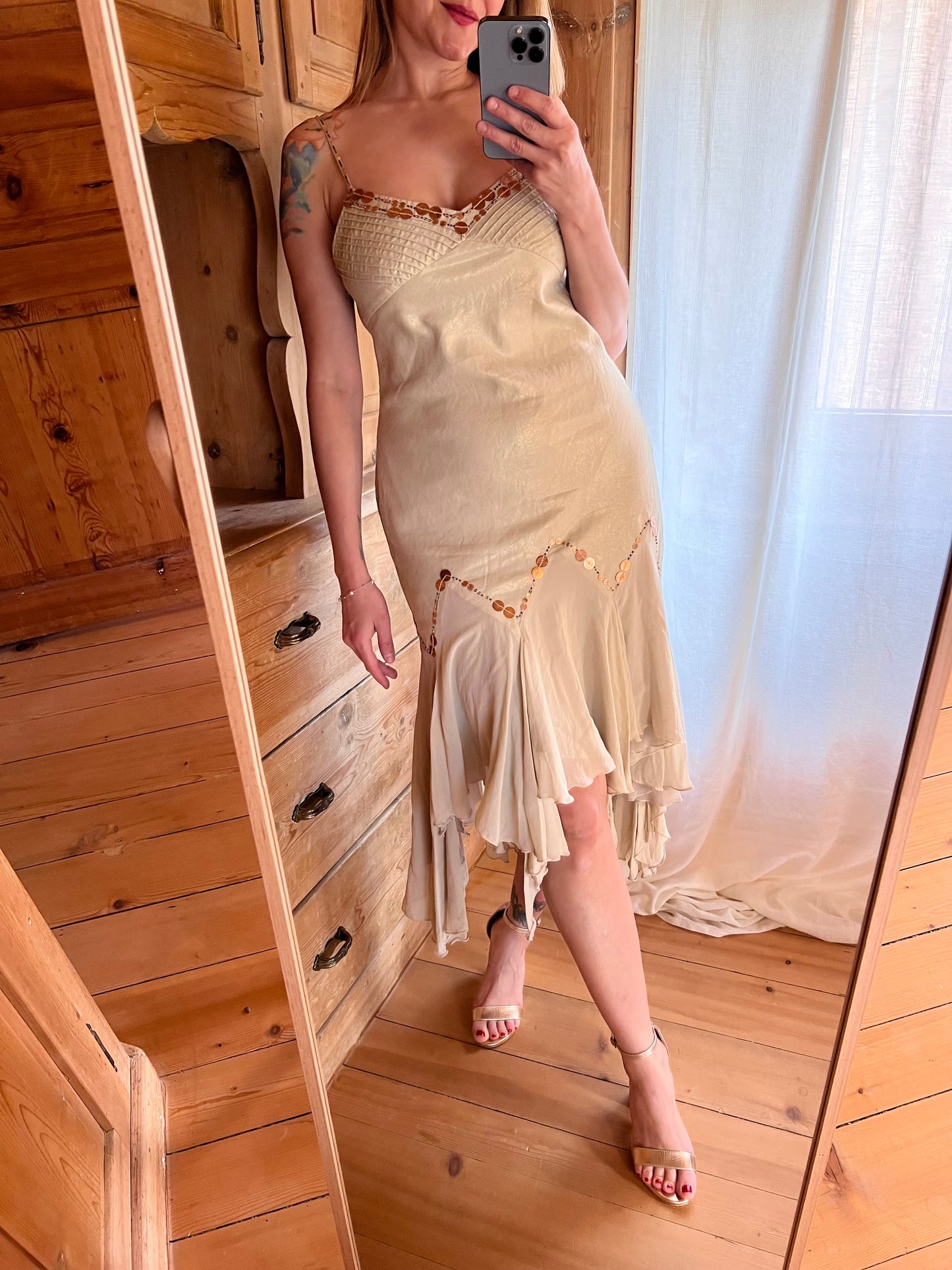 Beaded Midi Dress