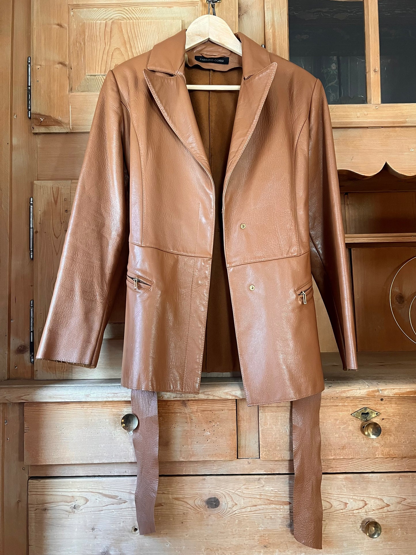 Camel Leather Jacket