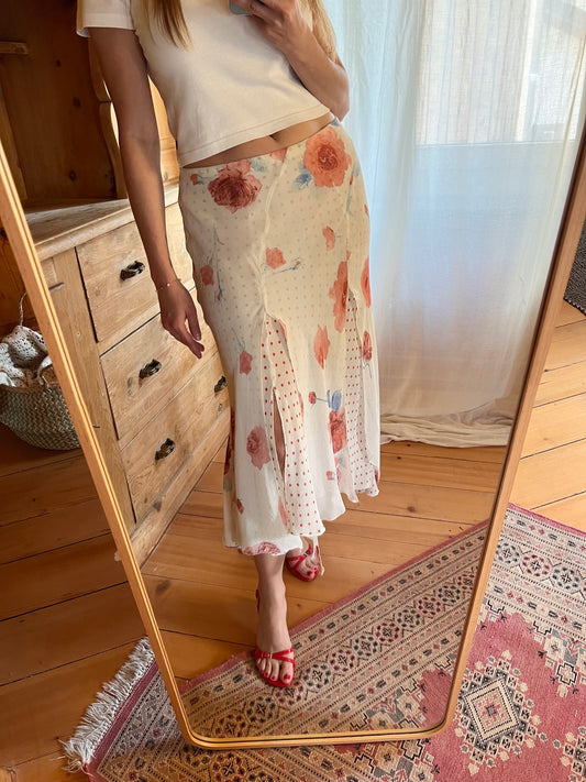 Asymmetrical Midi Skirt