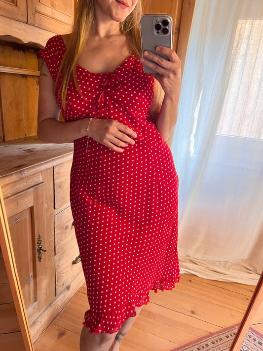 Red Polka Dot Dress