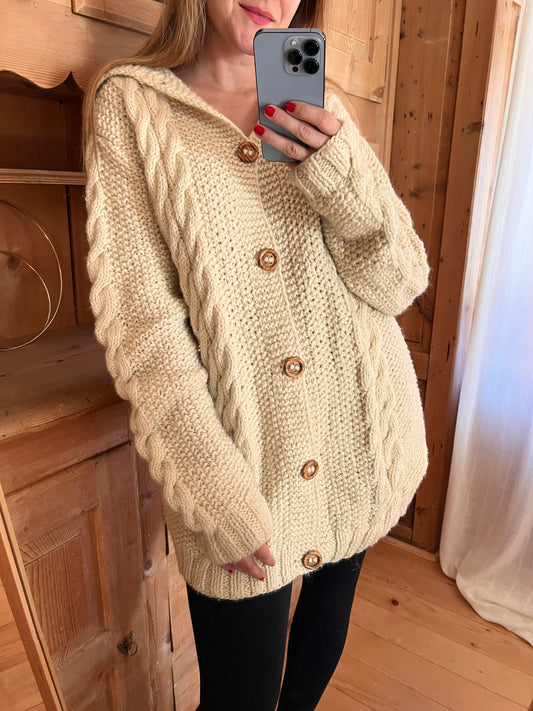 Chunky Wool Cardigan