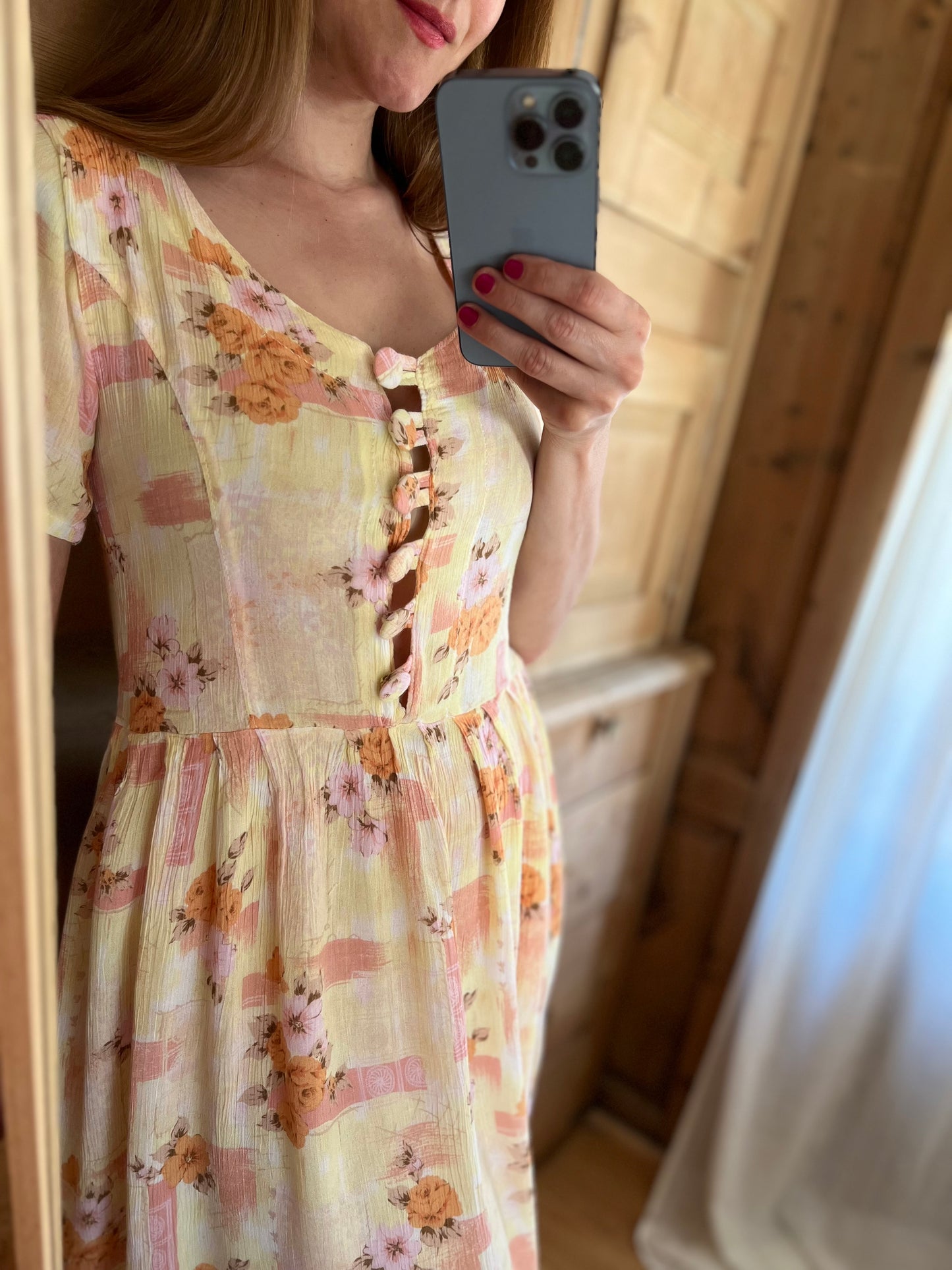 Light Yellow Vtg Dress