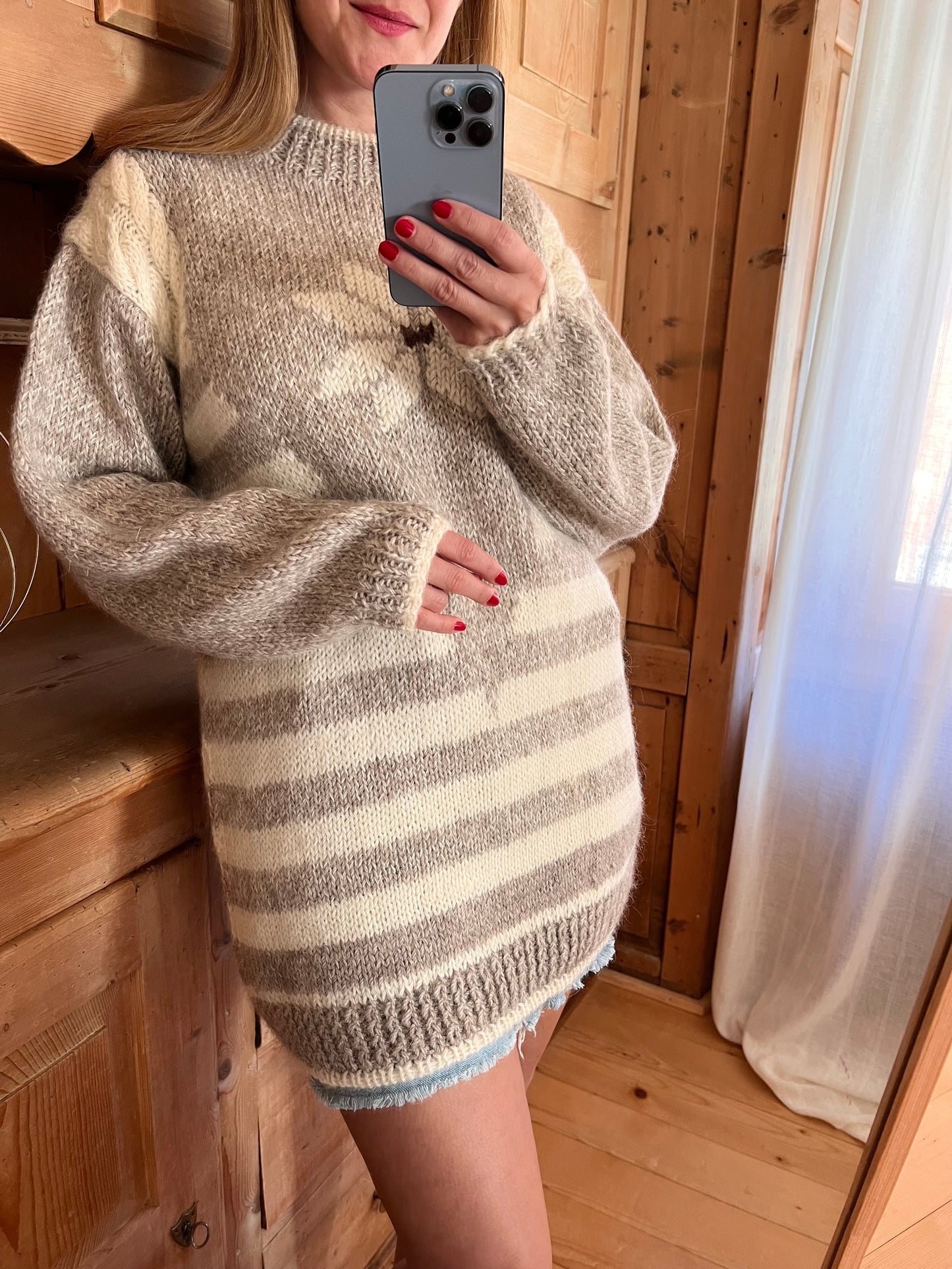 Hand Knit Wool Jumper