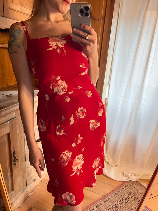 Midi Red Dress