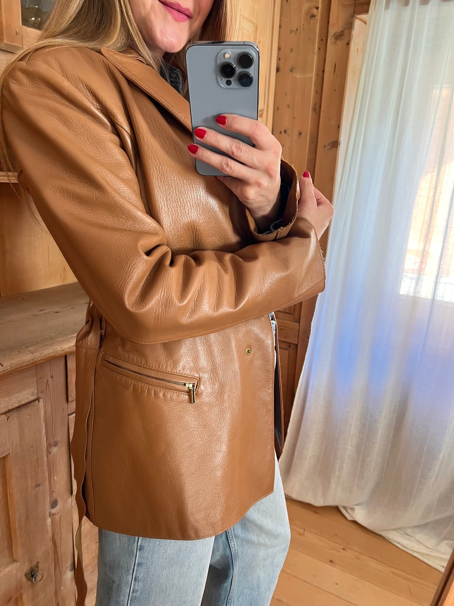Camel Leather Jacket