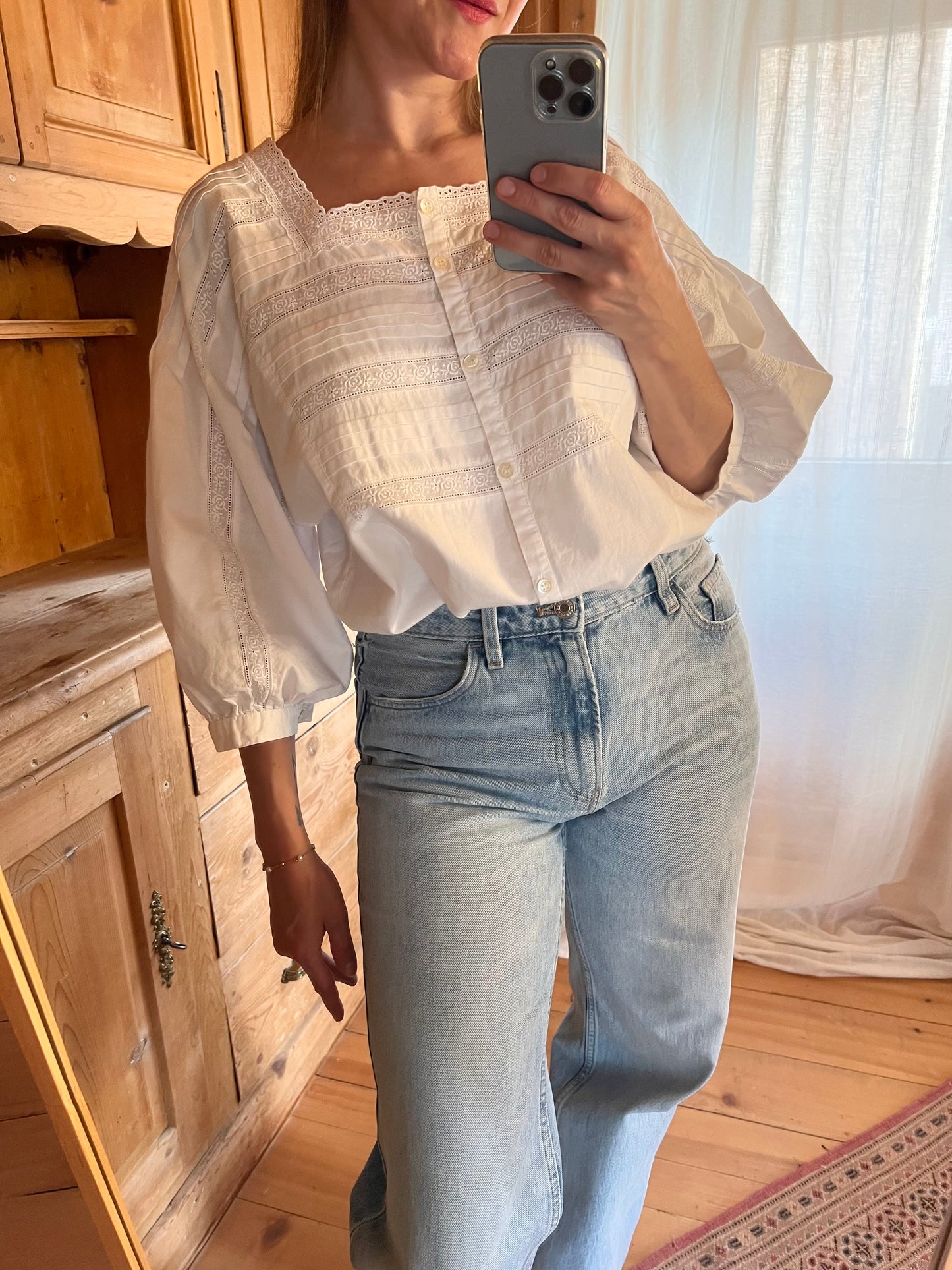 Lace Cotton Shirt