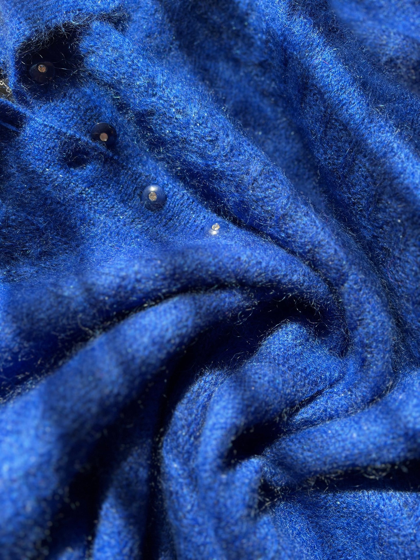 Blue Mohair Knit