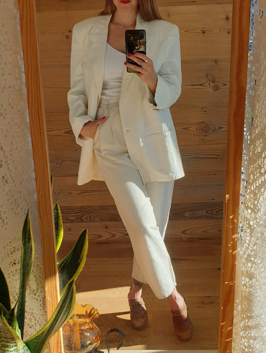 Vintage Beige Blazer