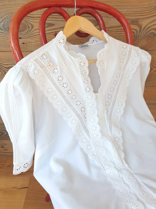 Cotton Lace Shirt