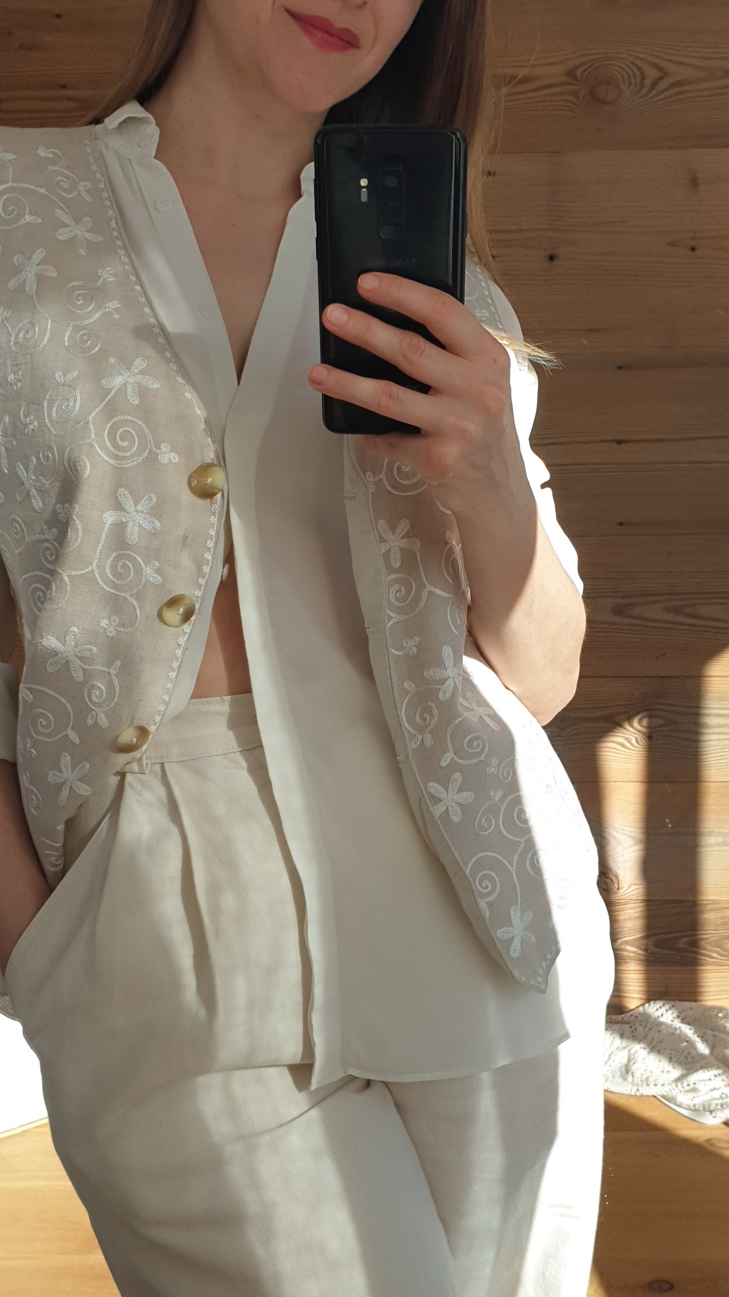 Embroidered Vest